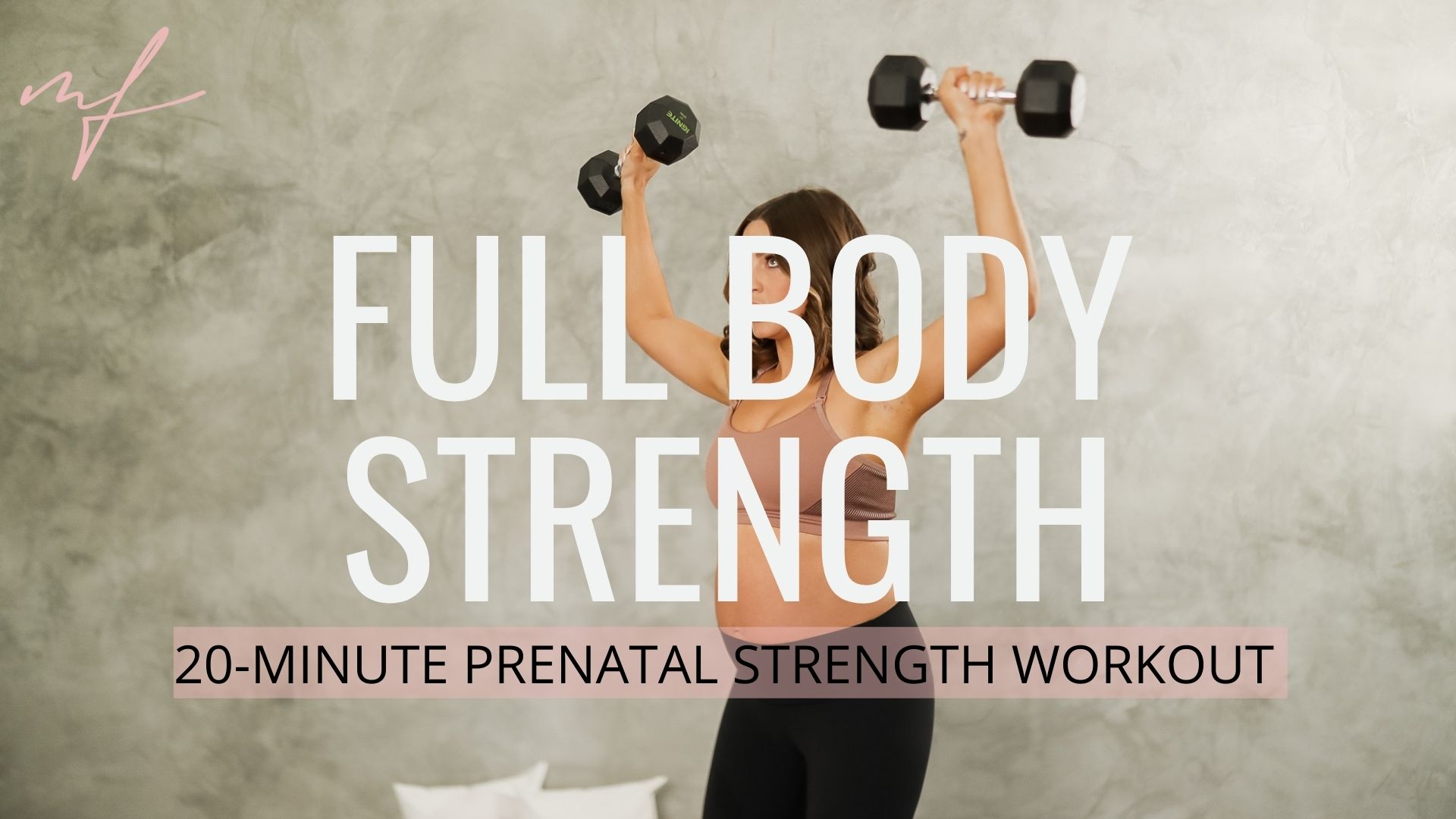 20 Minute Timed Prenatal Full-Body Strength Workout 