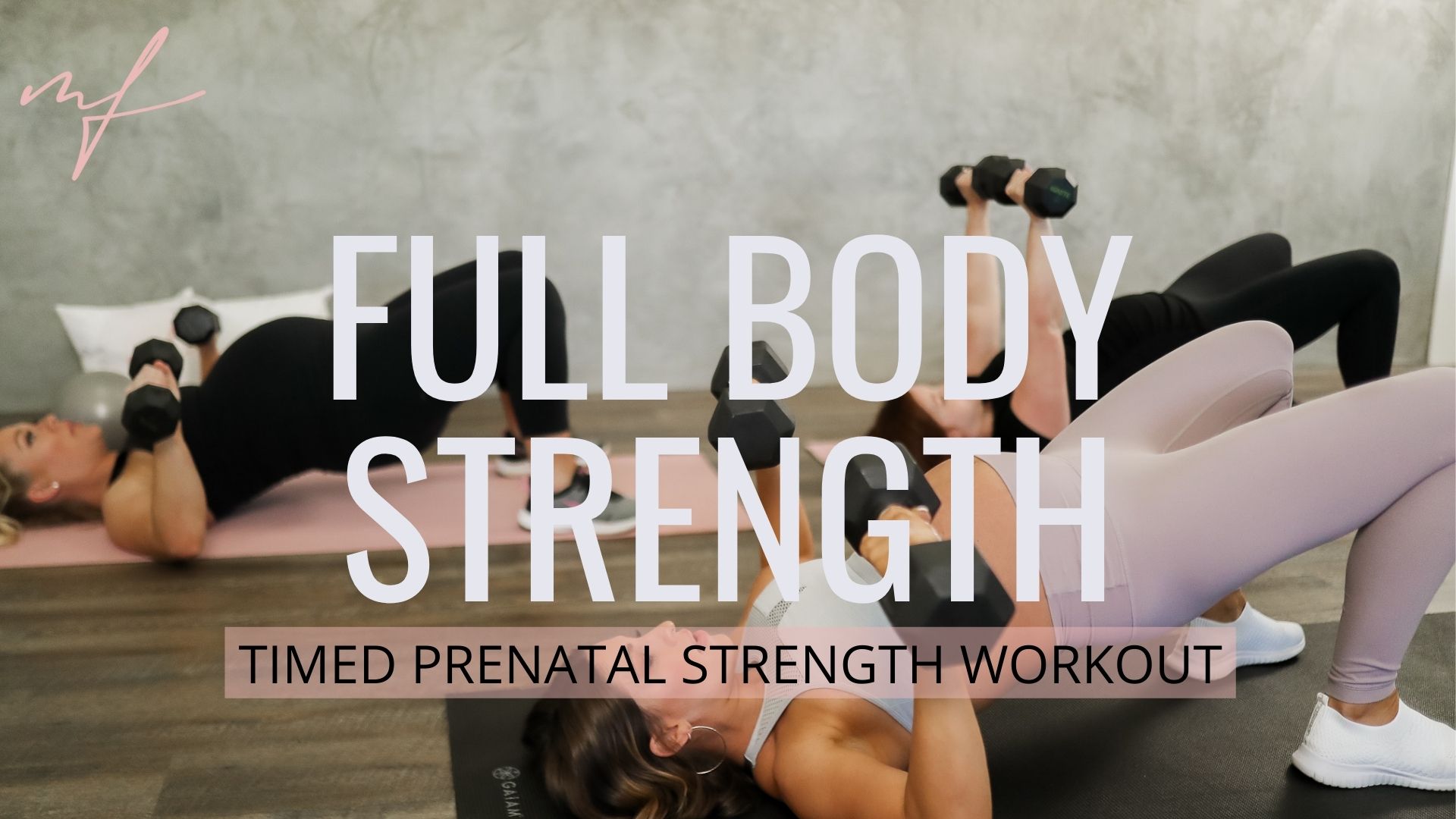 25 Minute Timed Prenatal Full-Body Strength Workout + Cardio HIIT