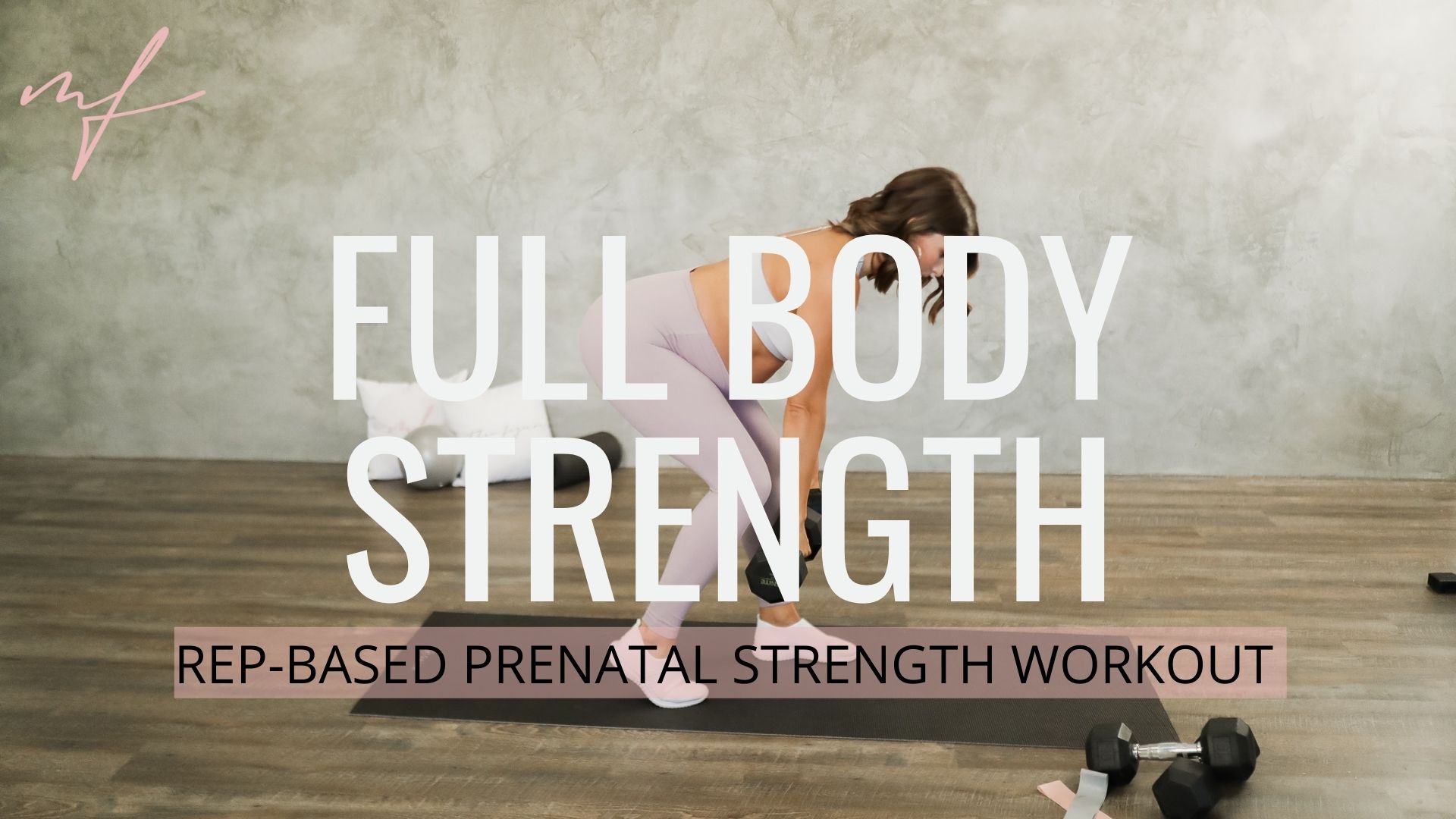 Rep-Based Prenatal Full-Body Strength Workout + HIIT Cardio Blast 