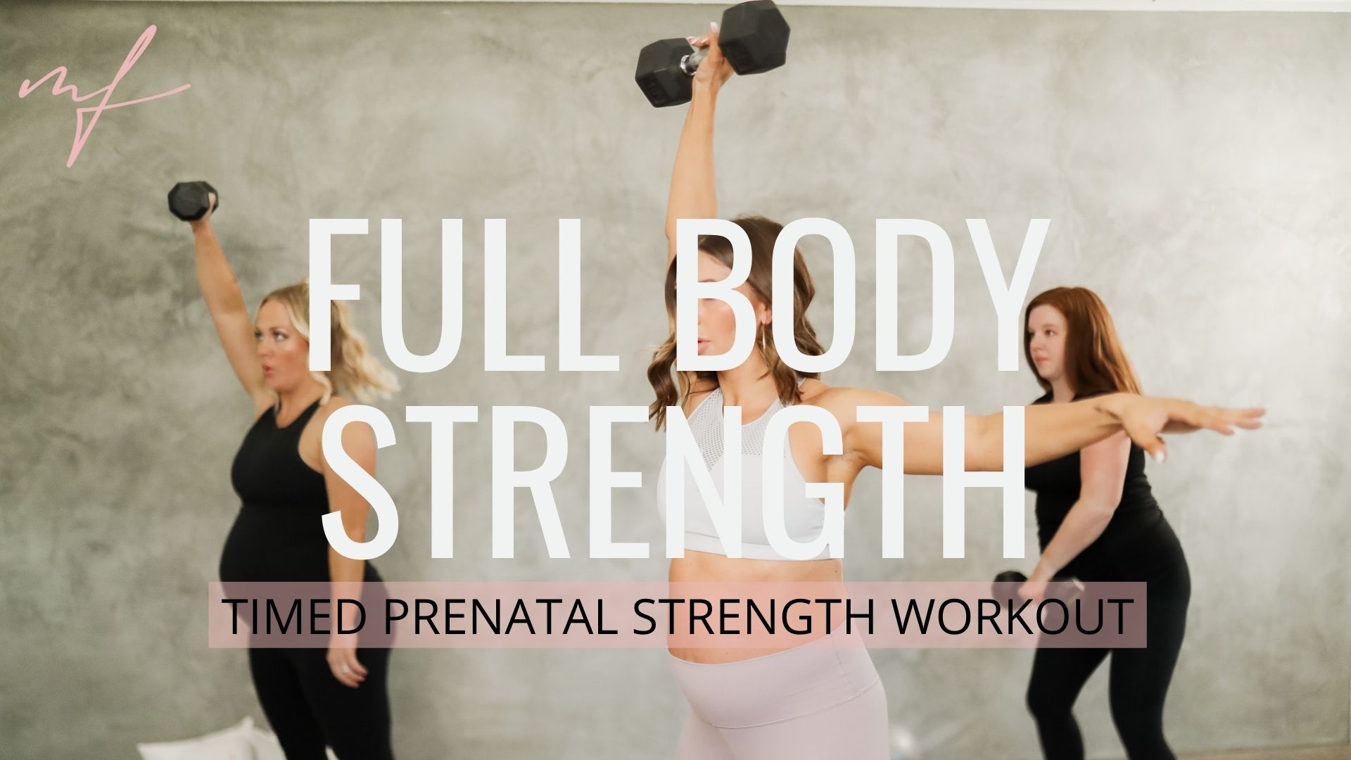 40 Minute Timed Prenatal Full-Body Strength Workout (2)