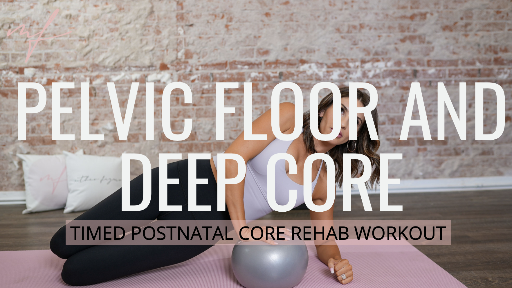 15 Minute Timed Postnatal Core and Pelvic Floor Rehab Workout 