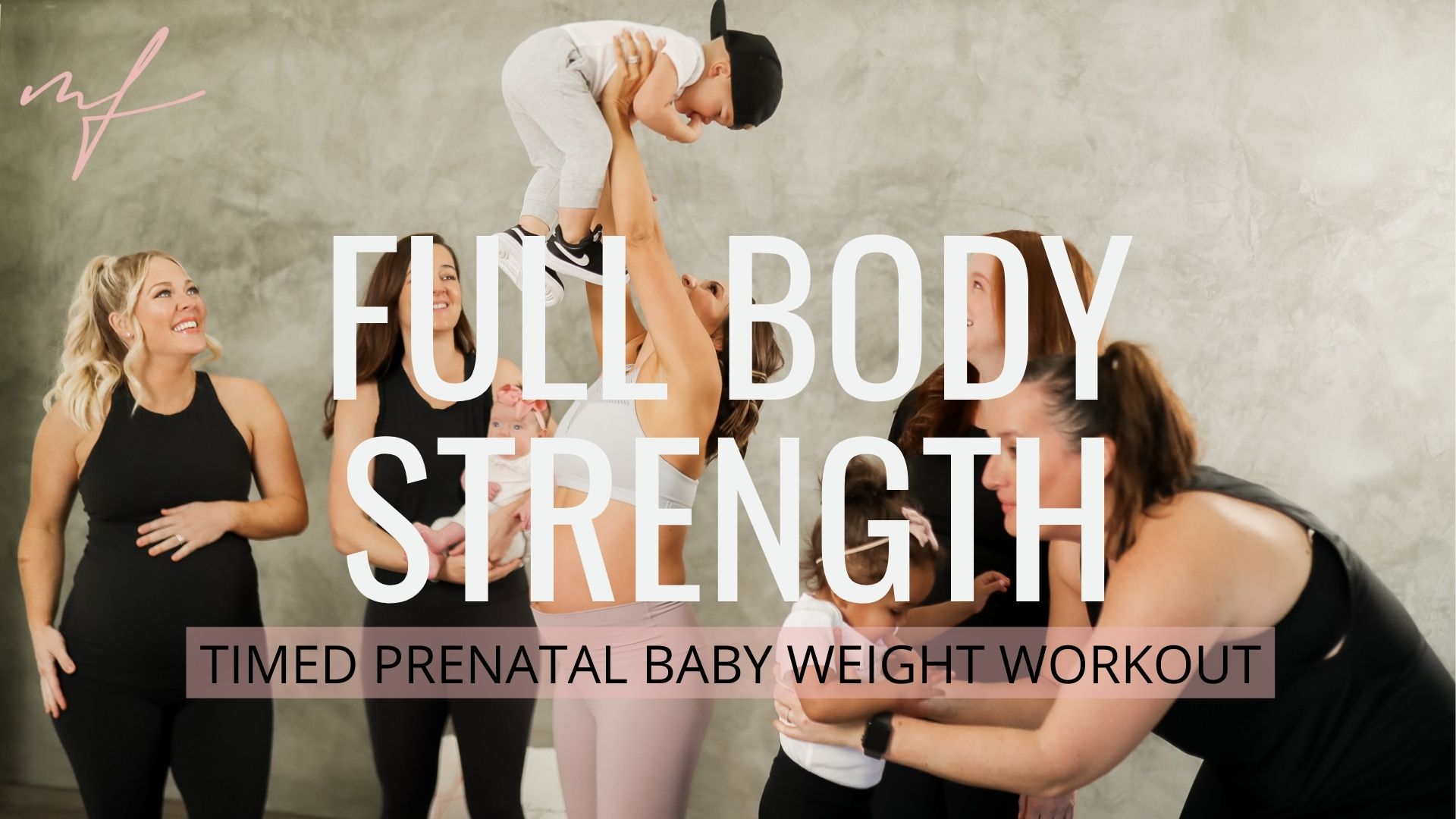 30 Minute Timed Prenatal Full-Body "Baby Weight" Workout 
