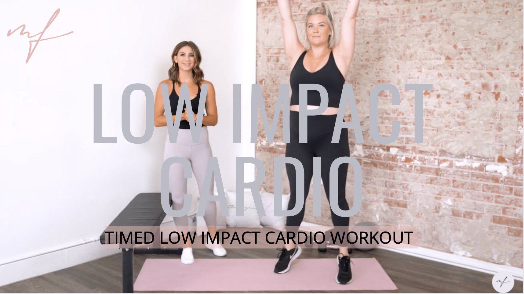 20 Minute Timed Low Impact Cardio Workout 