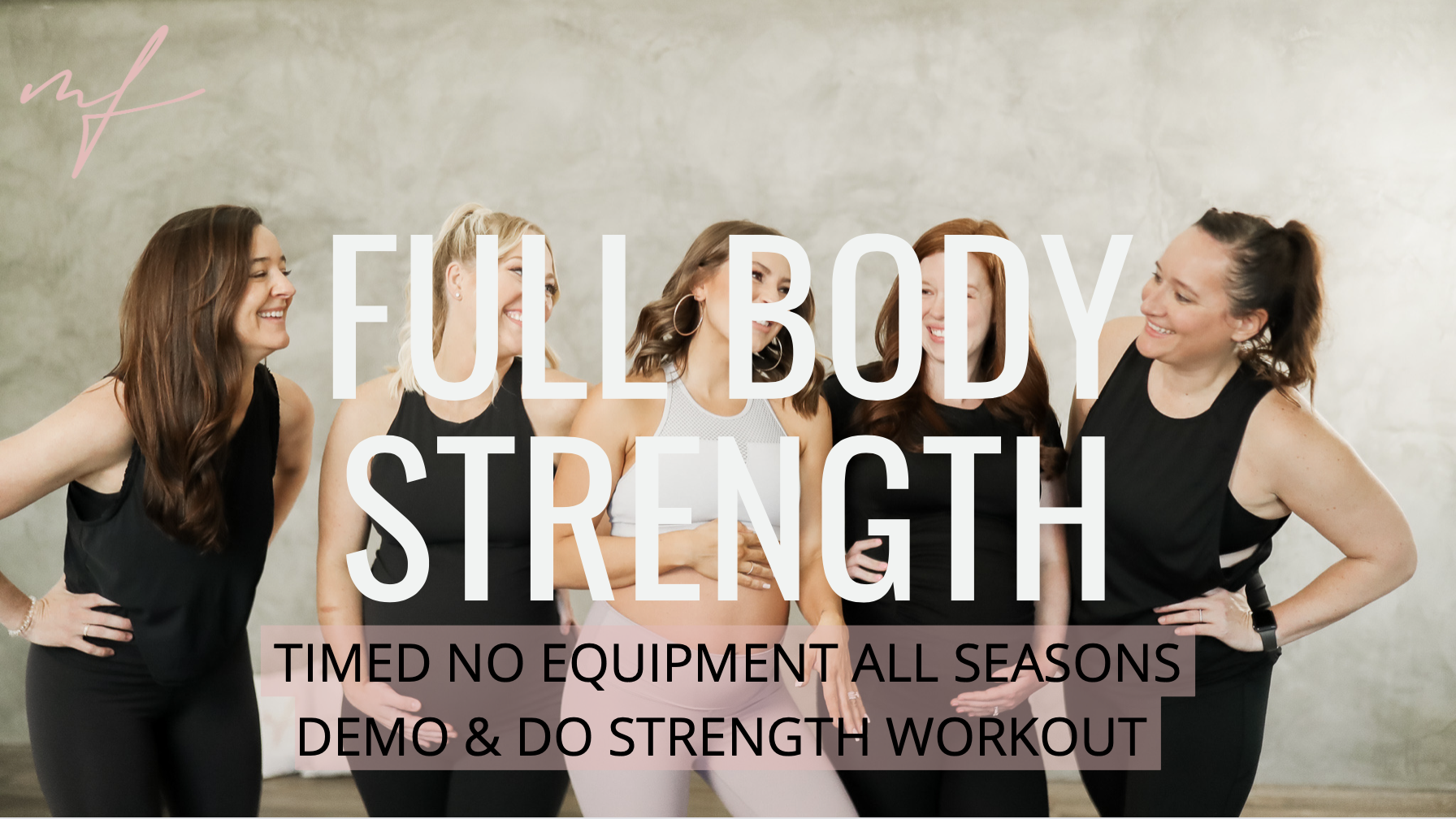 Timed No Equipment All Seasons Demo & Do Strength Workout 