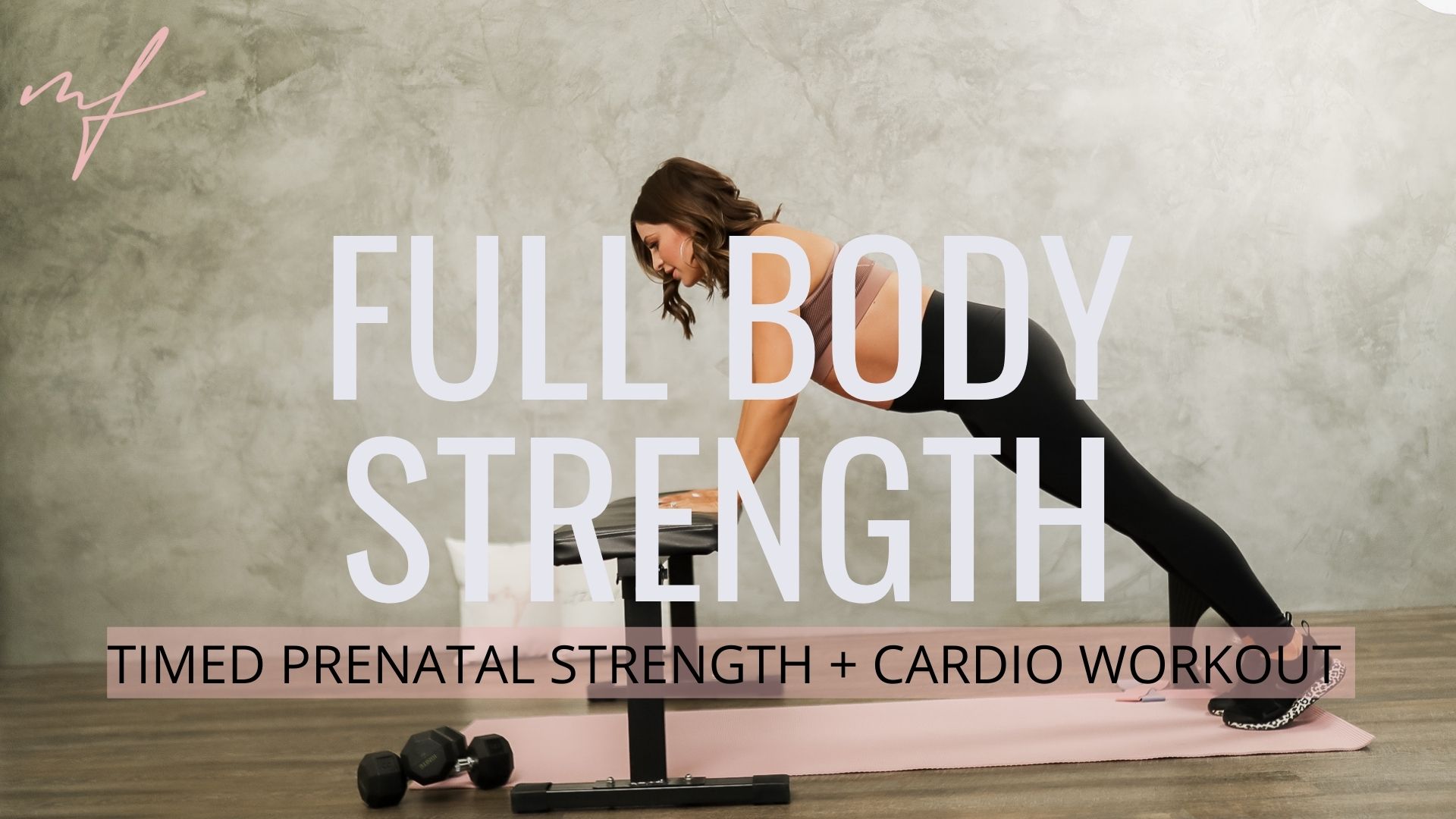 40 Minute Prenatal Full-Body Strength + Cardio Blast 