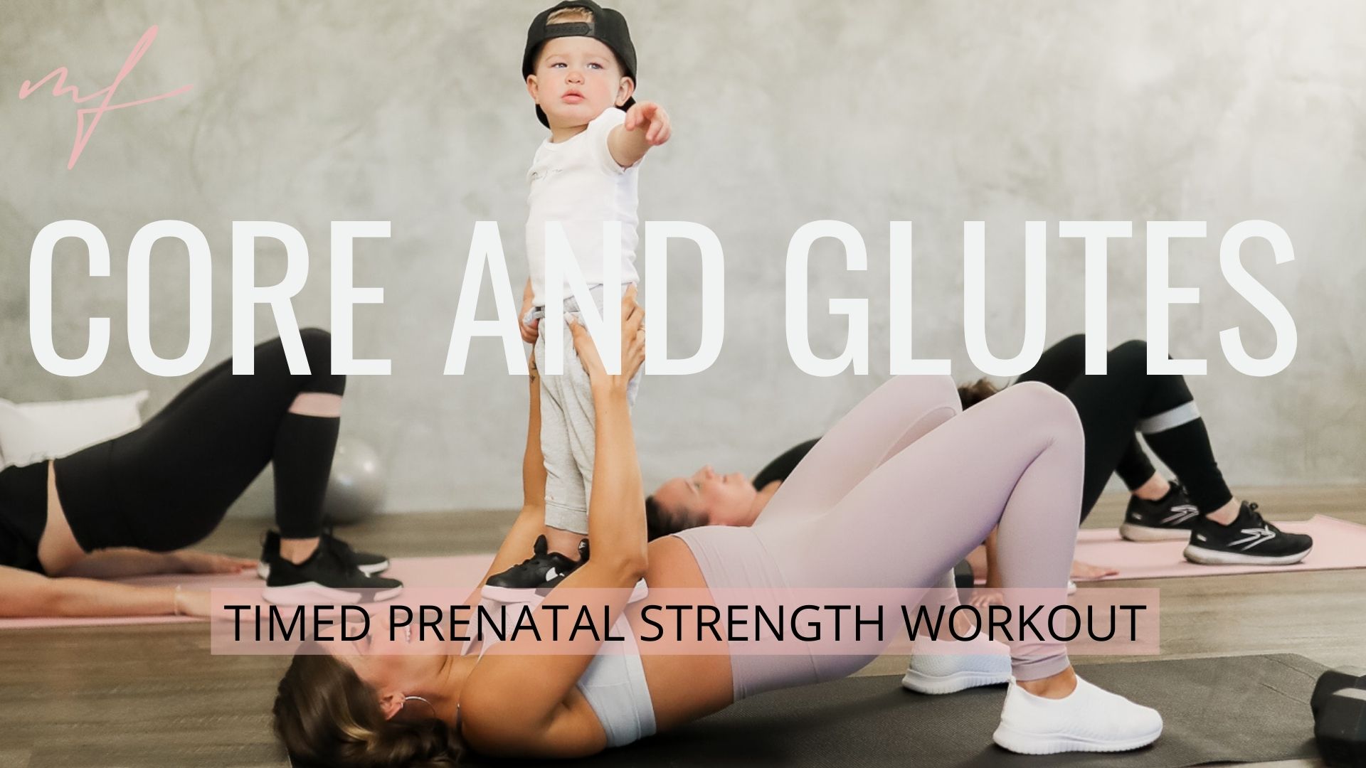 25 Minute Timed Prenatal Core and Glute Workout 