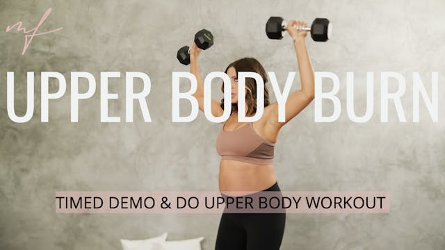 Timed Demo & Do All Seasons Upper Bod...