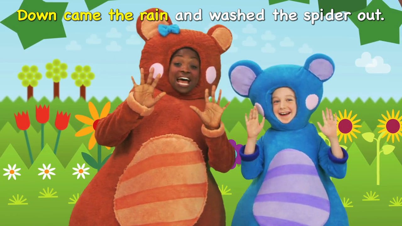 Mother Goose Club Itsy Bitsy Spider Nursery Rhyme Singing Time With