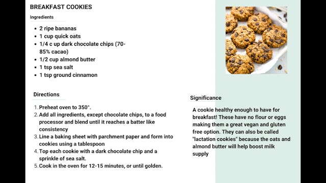 Breakfast Cookies