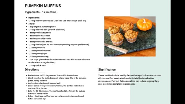 Pumpkin Muffins