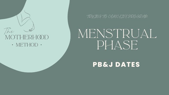 Menstrual Phase Snack- PB & J Dates  