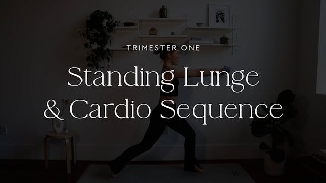 10 minute standing lunge & cardio seq...