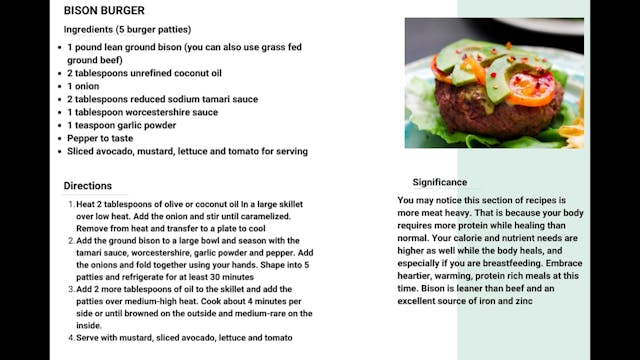 Bison Burger