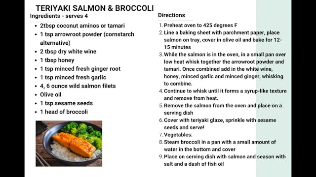 Teriyaki Salmon & Broccoli