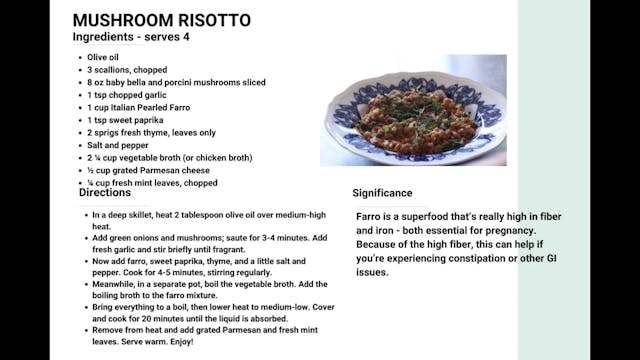 Mushroom Risotto