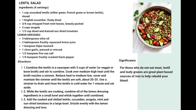 Lentil Salad