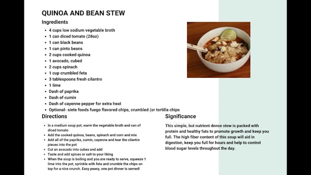 Quinoa & Bean Stew