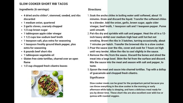 Slow Cooker Short Rib Tacos