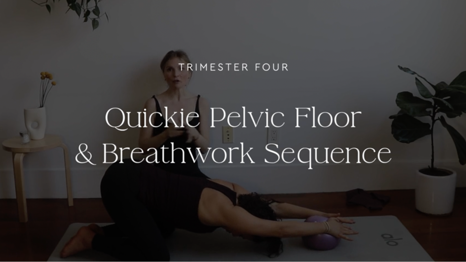  Breathwork and pelvic floor work 