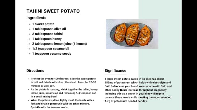 Tahini Sweet Potato