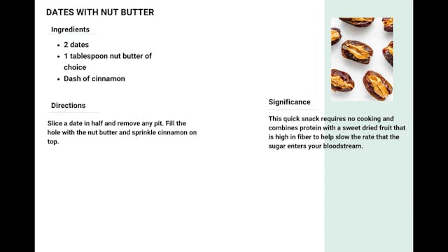 Dates with Nut Butter