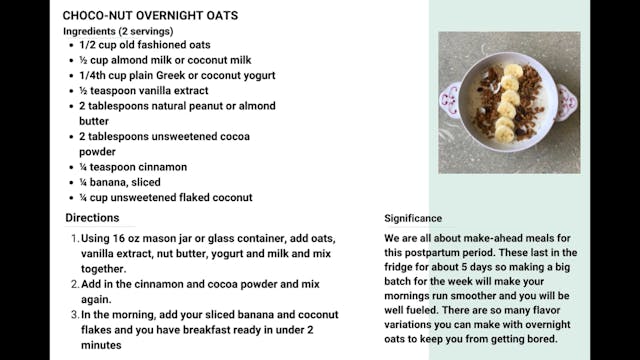 Choco-Nut Overnight Oats