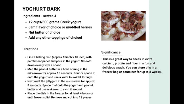Yoghurt Bark