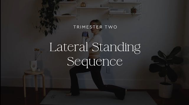 Lateral standing sequence 