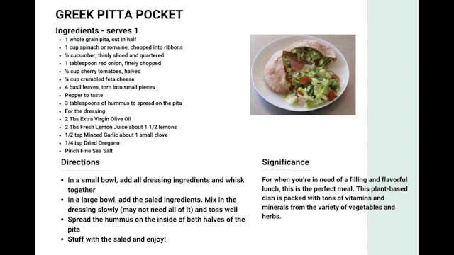 Greek Pitta Pocket