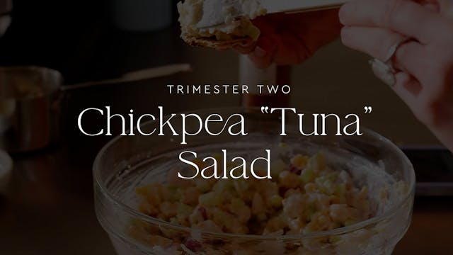 Chickpea Tuna Salad