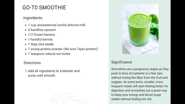 Go-To Smoothie