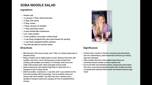 Soba Noodle Salad