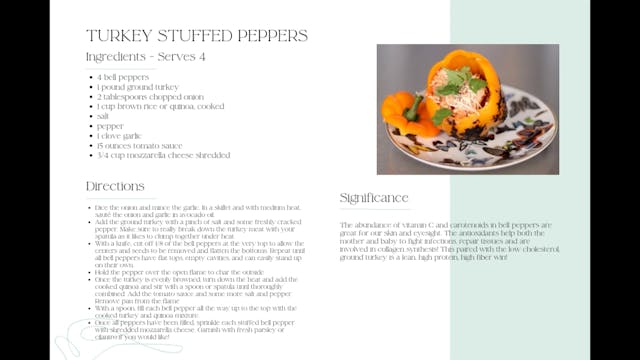 Turkey Stuffed Peppers 