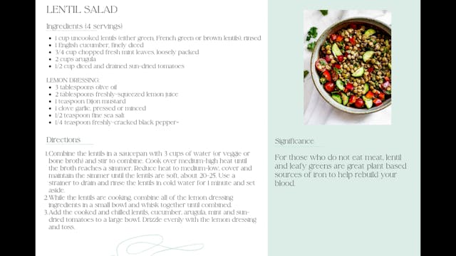 Lentil Salad