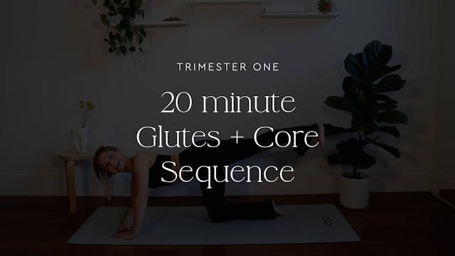 20 minute glutes & core sequence