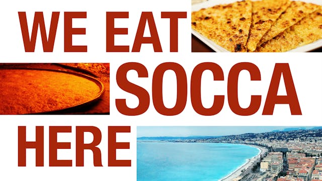 We eat Socca here