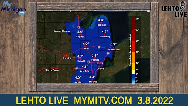 More snow headed to southeast Michigan Friday