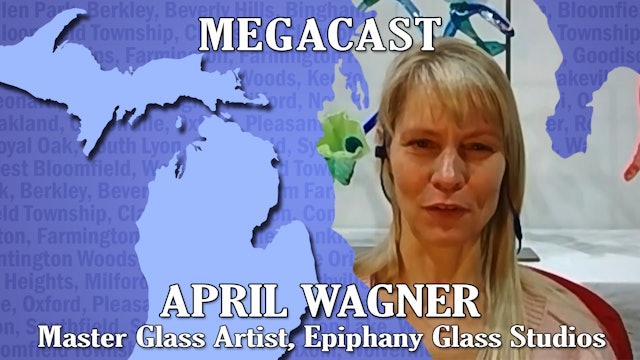 Master Glass Artist April Wagner of Epiphany Glass Studios & Glass Blowing