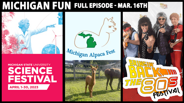 Michigan Fun - MSU Science Festival, Alpaca Fest, & Bringin' Back the 80's