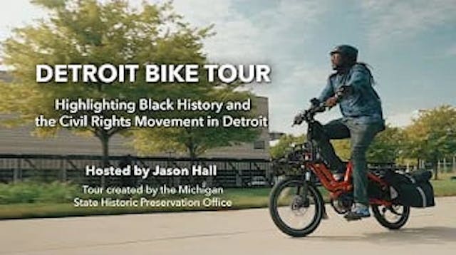 Detroit Bike Tour  Highlighting Black...
