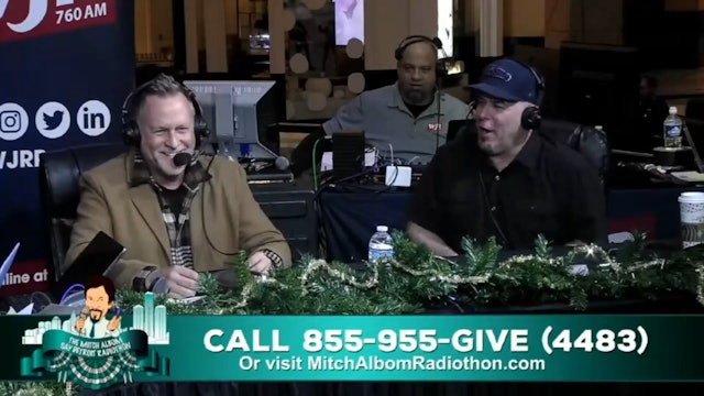 Dave Coulier at the 11th Annual Mitch Albom Radiothon - LIVE from Troy, MI