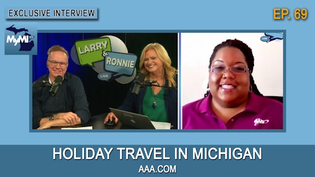 Holiday Travel in Michigan - AAA - Larry & Ronnie LIVE