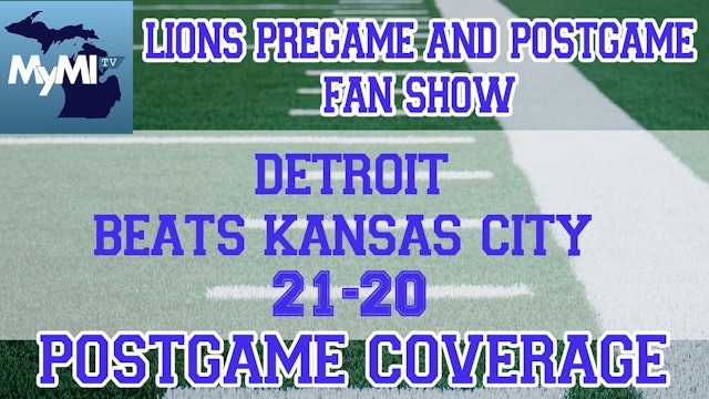 LIONS FAN SHOW - Postgame Coverage