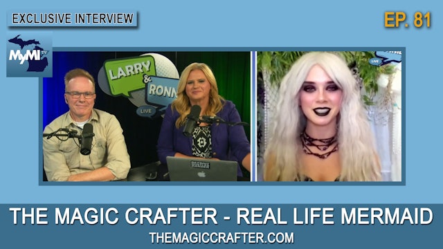 Real Life Mermaid- The Magic Crafter, Brittany Adams - Larry & Ronnie LIVE