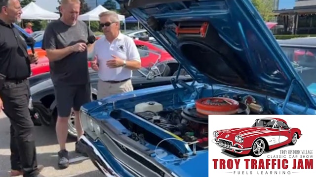 Under The Hood of a Plymouth GTX at The Troy Traffic Jam