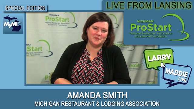 Amanda Smith - LIVE from the ProStart Michigan Culinary Invitational