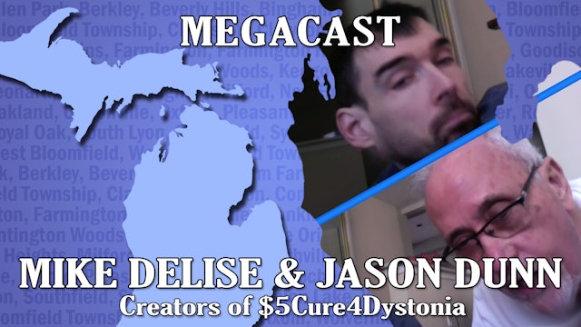 Mike Delise and Jason Dunn raise funds for reasearch with $5Cure4Dystonia