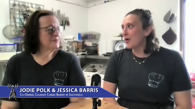 Culinary Combo Bakery’s owners Jodie Polk and Jessica Barris cook us a good time