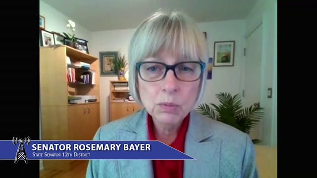 Senator Rosemary Bayer discusses budg...