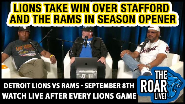 The Roar LIVE - Detroit Lions Postgame Show